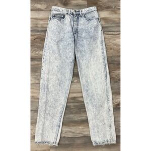 Vintage 90's Unionbay Taper Leg Jeans Men's Size 30 Blue Acid Wash Denim Rare